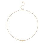 Pure Talent Yellow Gold Fill Graduated Bead Chain Necklace