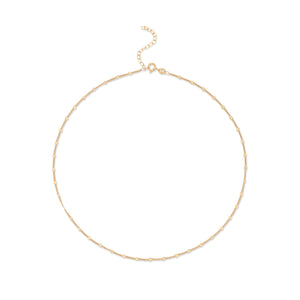 The Wave Yellow Gold Fill Chain Necklace