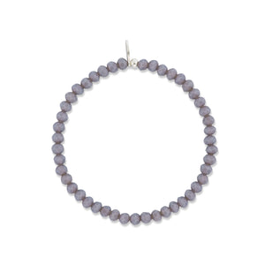 Rule of Plum Crystal Anklet