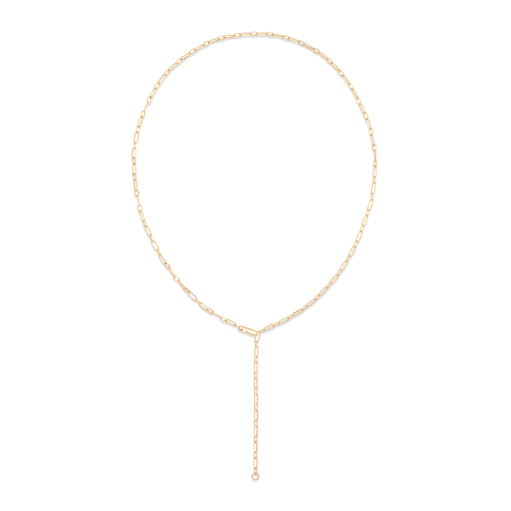 Shimmer Yellow Gold Fill Paperclip Chain