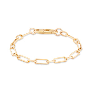 Shimmer Yellow Gold Fill Paperclip Chain