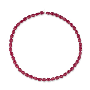 Battle Royale Jumbo Ruby Gemstone Choker