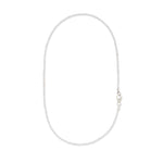 First Class Itsy Pearl Fixed Necklace with Diamond Clasp