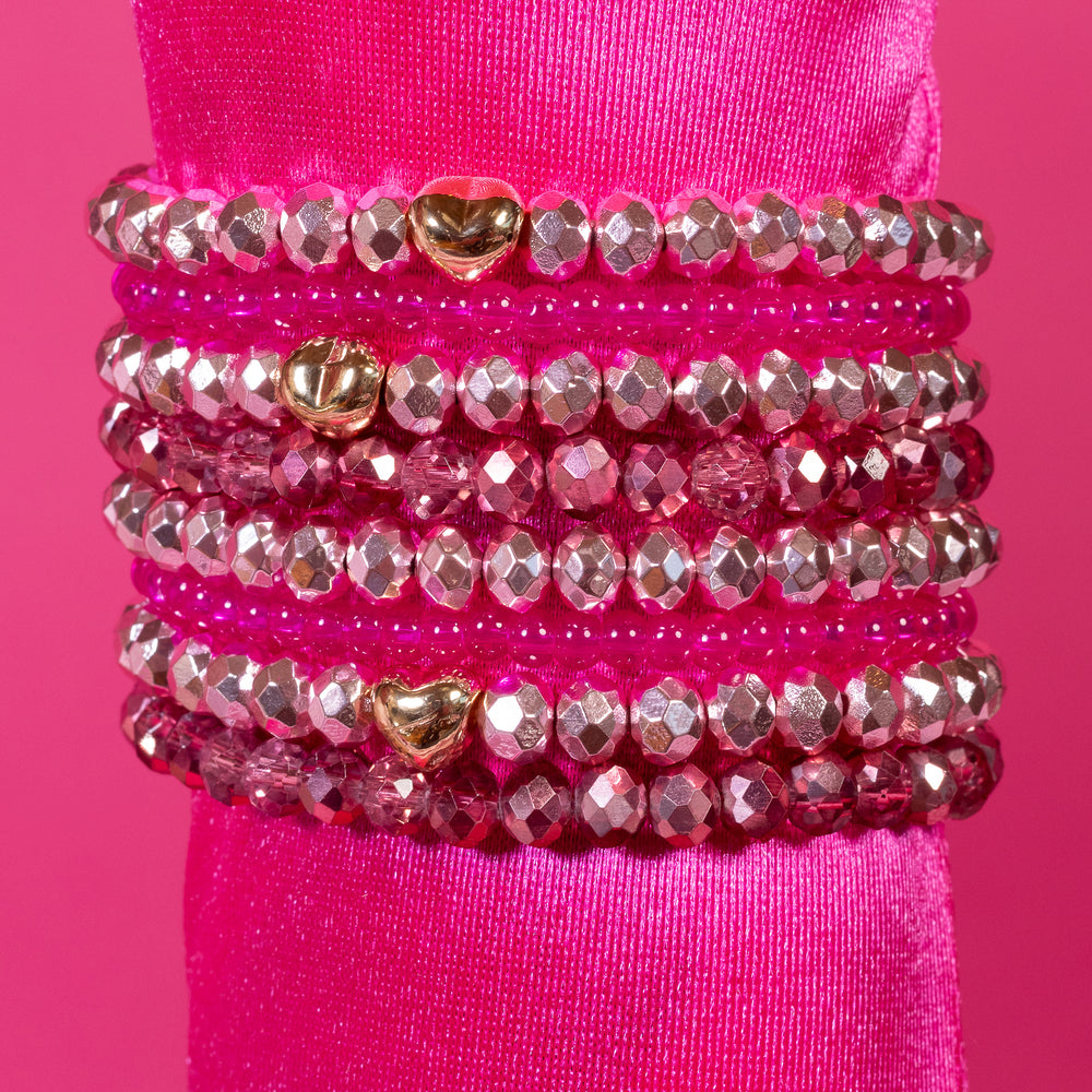 Deluxe Rose To The Occasion Jumbo Pyrite Gemstone Bracelet