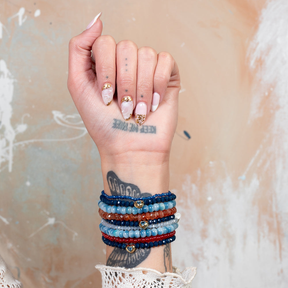 Poolside Itsy Quartz Gemstone Bracelet