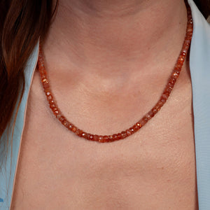 Go Fig Or Go Home Sunstone Fixed 18" Necklace