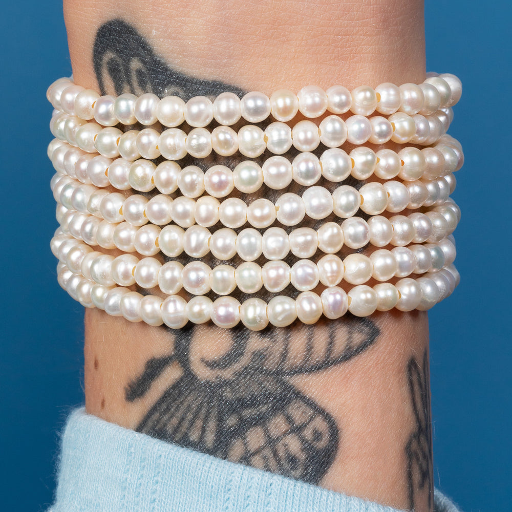 Timeless Pearl Gemstone Bracelet