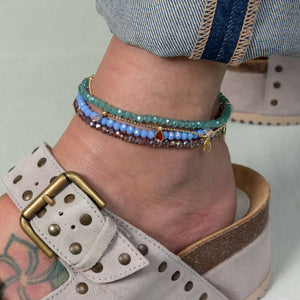 Donna Crystal Anklet