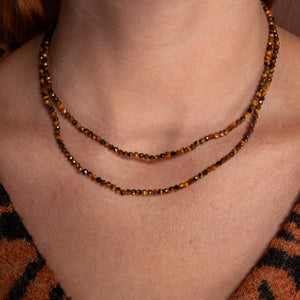 Prowess Itsy Tigers Eye Gemstone Choker